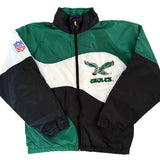 Vintage 1990s Philadelphia Eagles Apex One Windbreaker Jacket