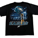 2000s Philadelphia Eagles Lightening Storm T-Shirt