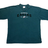 Vintage 1990s Philadelphia Eagles V Neck T-Shirt