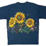 Vintage Sunflowers and Bugs T-Shirt Back