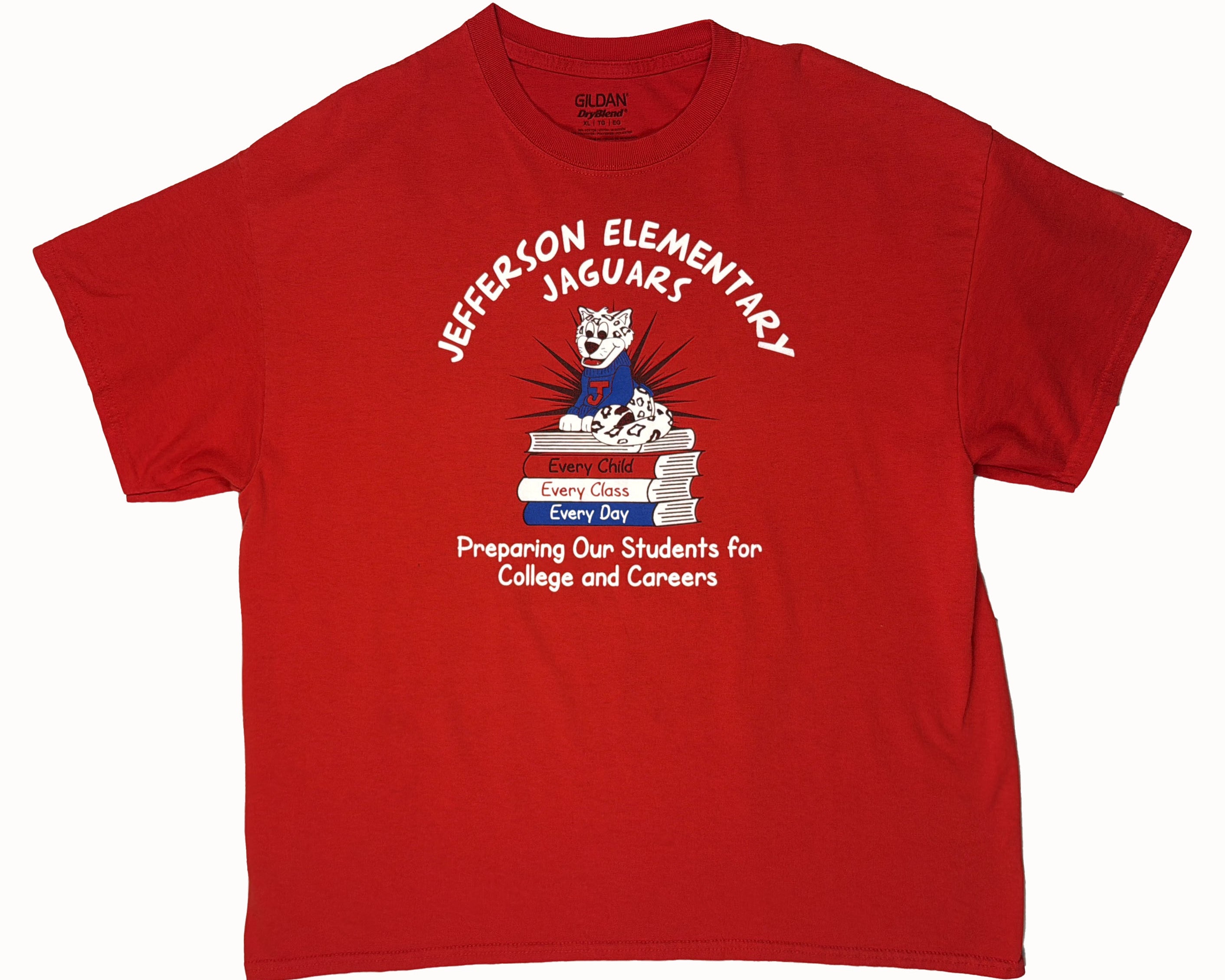 Jefferson Elementary Jaguars T-Shirt Front