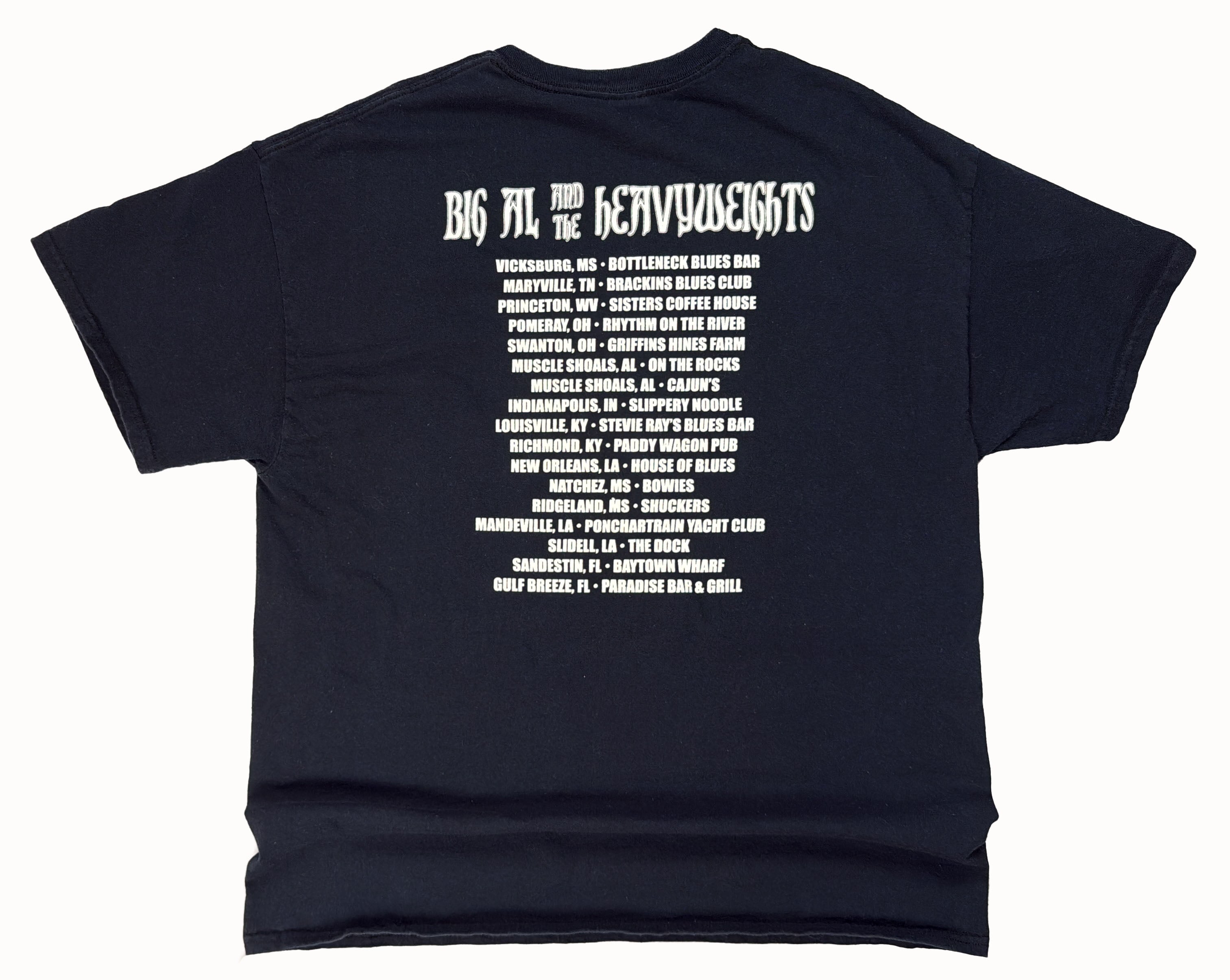 Big Al and the Heavyweights T-Shirt Back