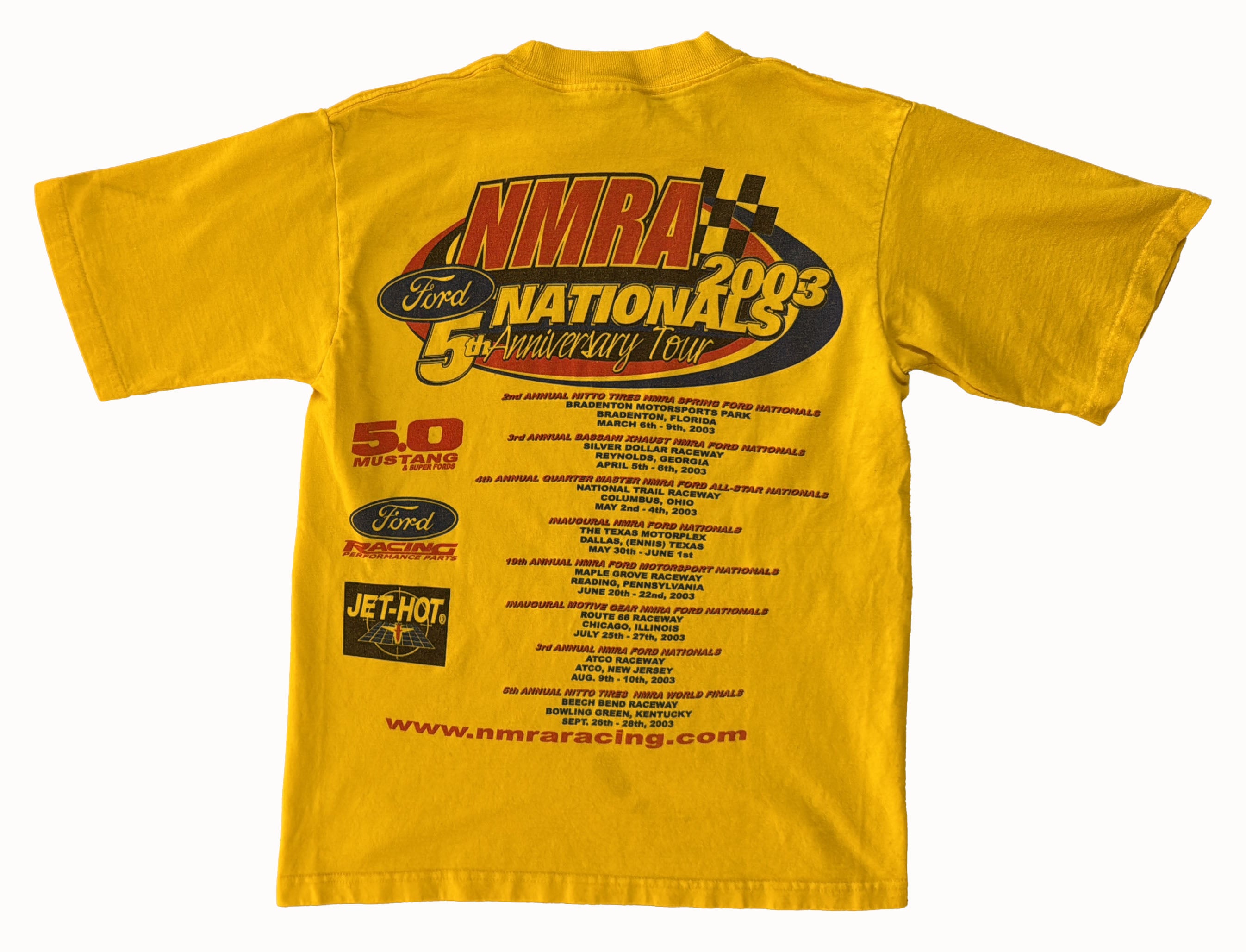 Vintage 2003 NMRA Nationals T-Shirt Back