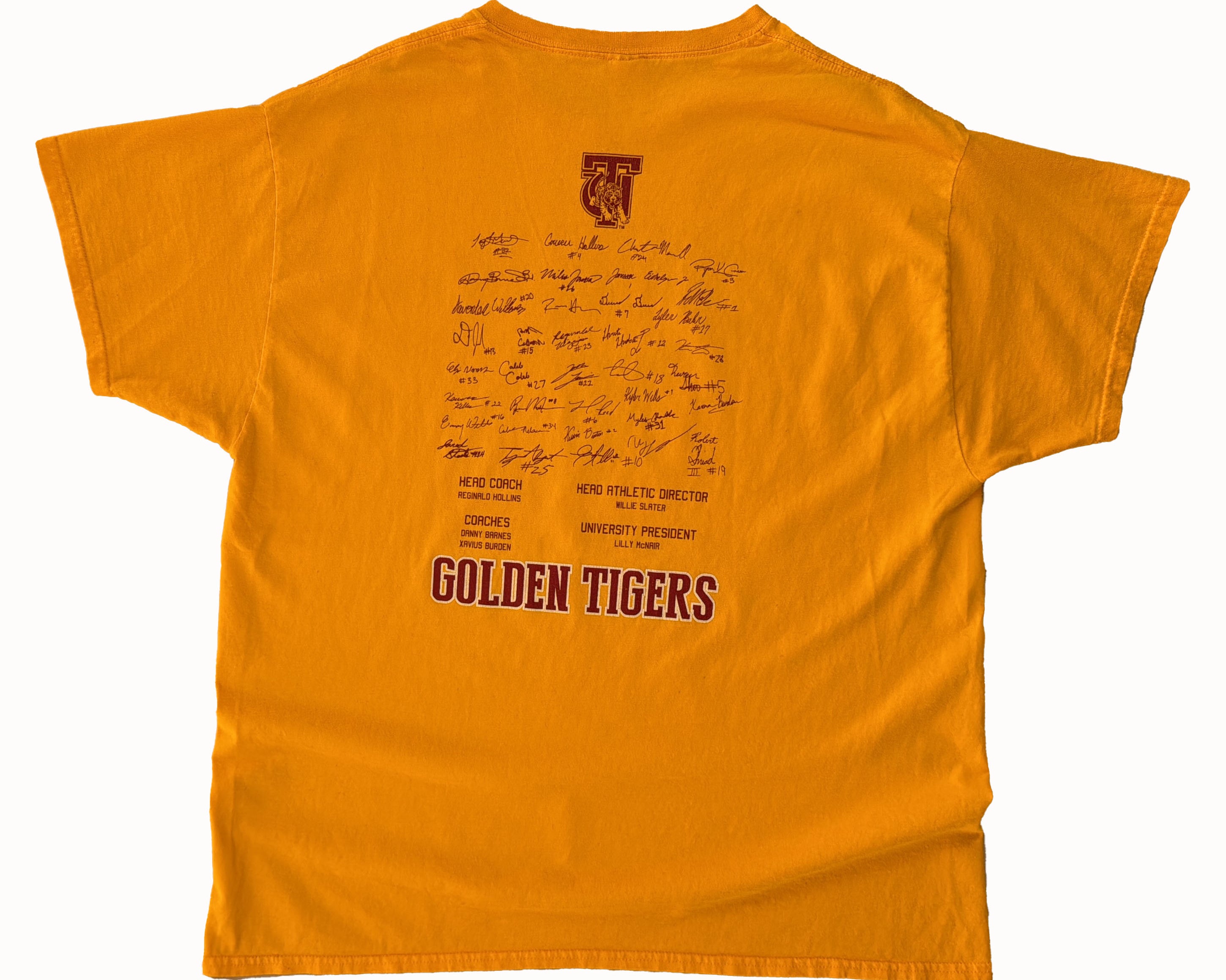 Tuskeegee Baseball T-Shirt Back