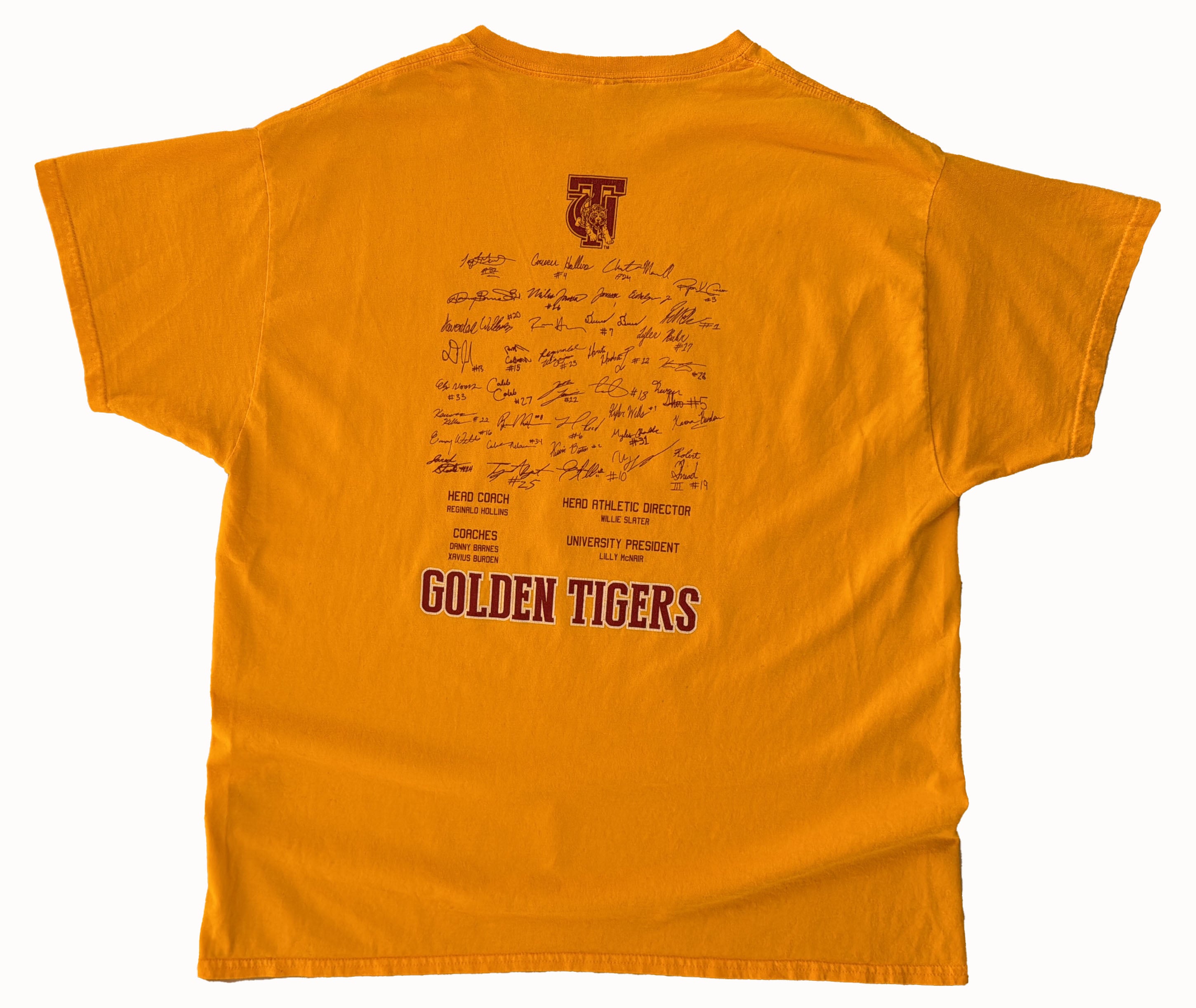 Tuskeegee Baseball T-Shirt Back