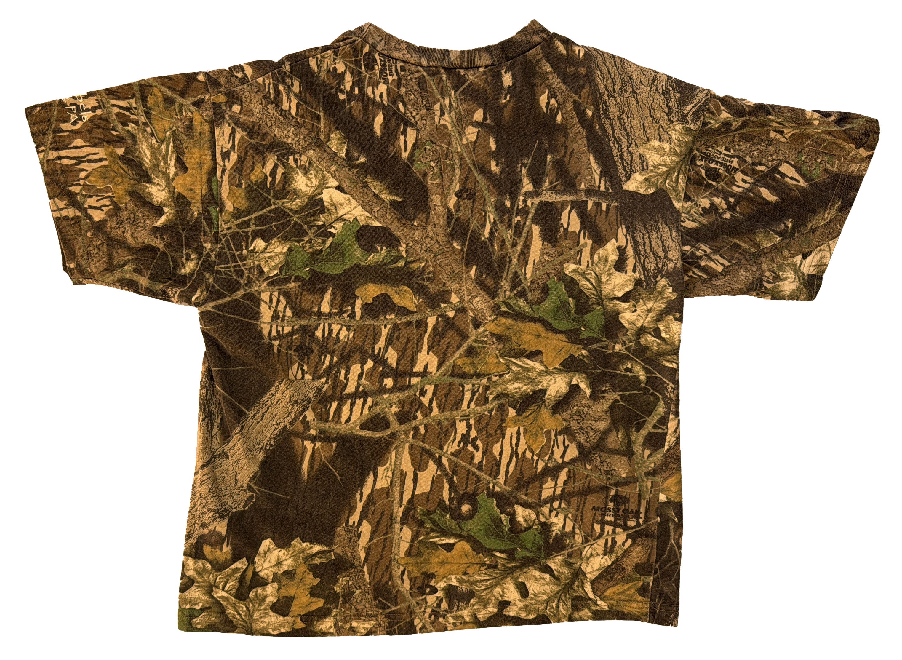 Vintage Camo Bird T-Shirt Back