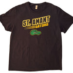 St. Amant Gators Black T-Shirt Front