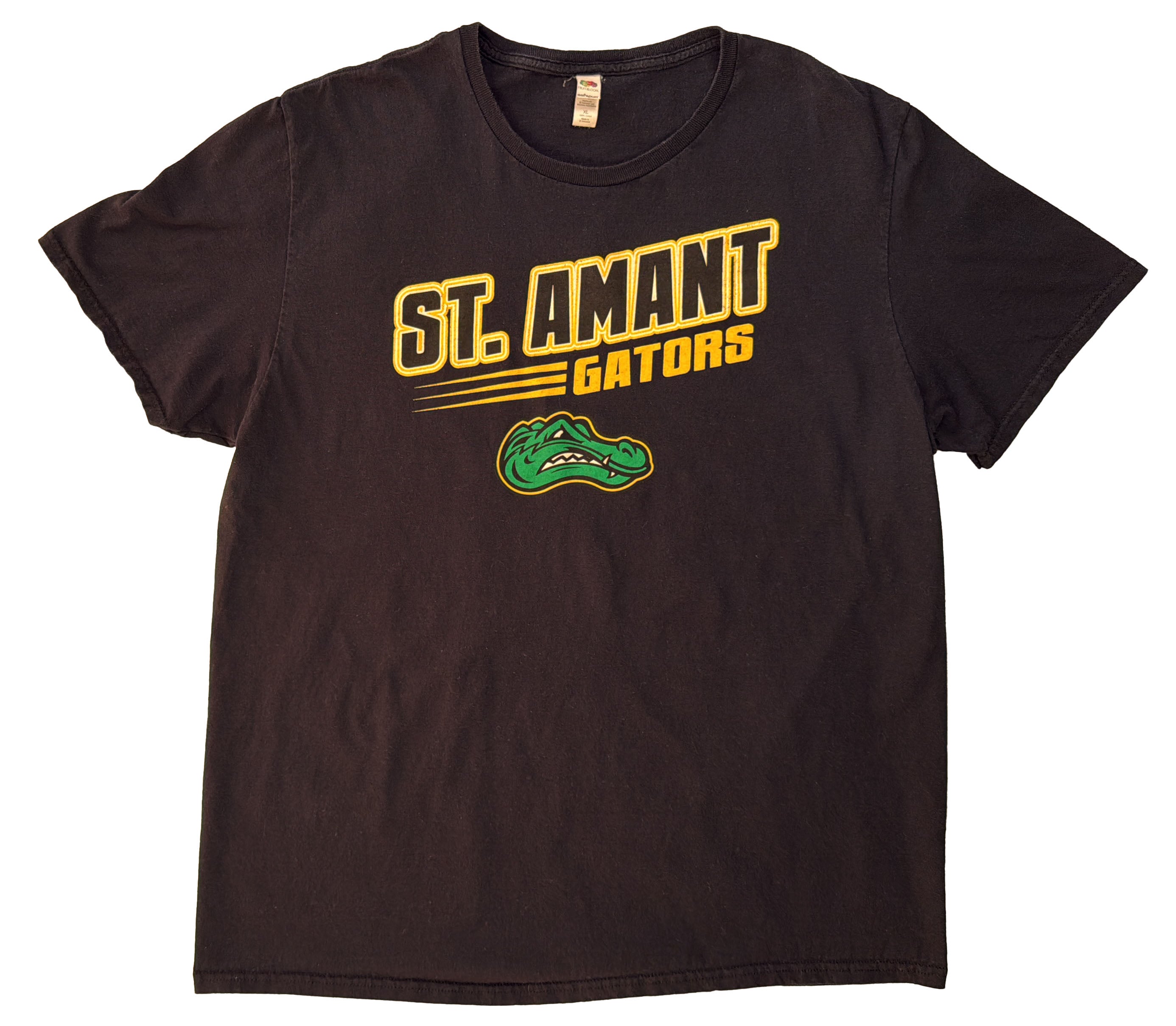 St. Amant Gators Black T-Shirt Front