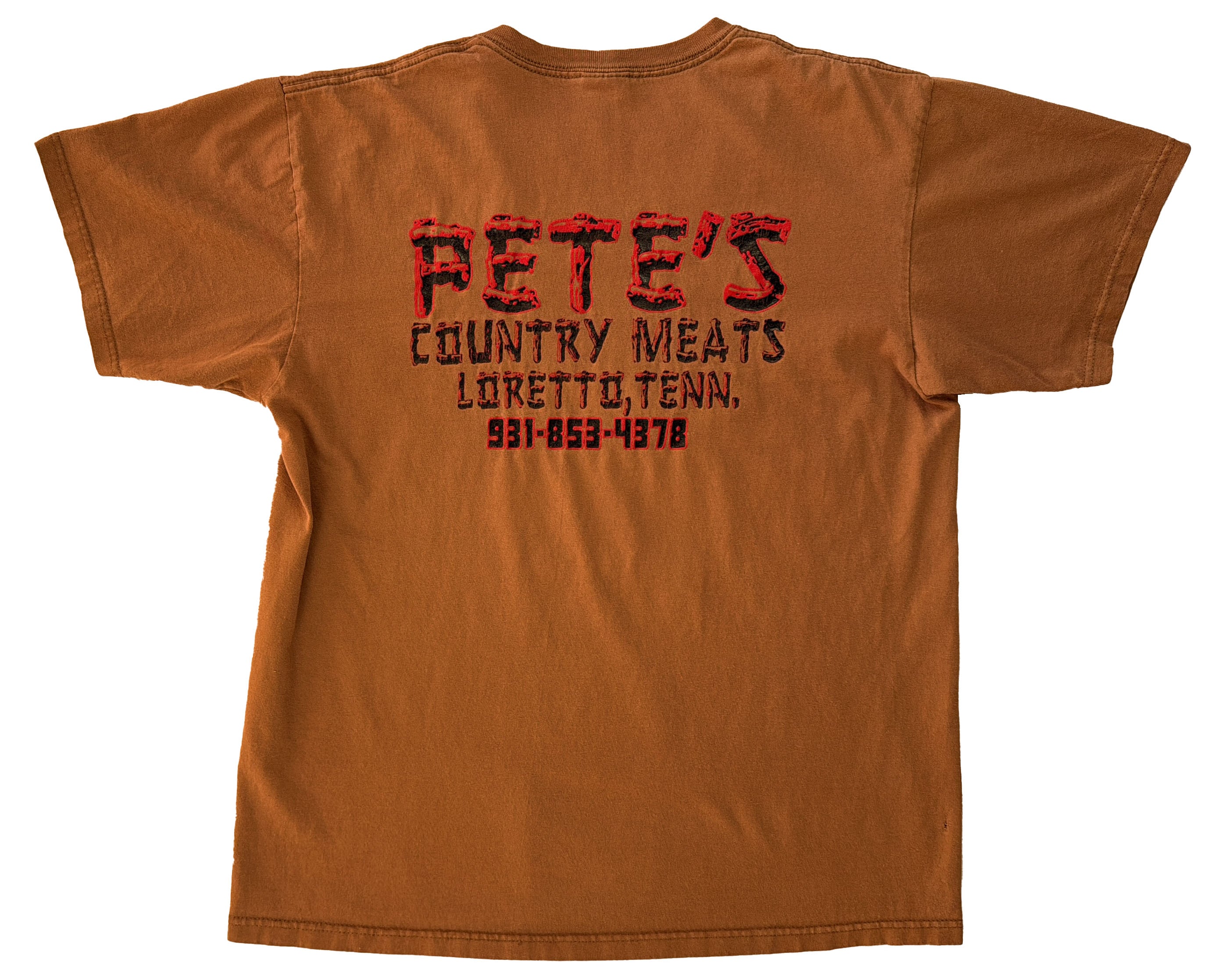 Pete's Country Meats T-Shirt Back