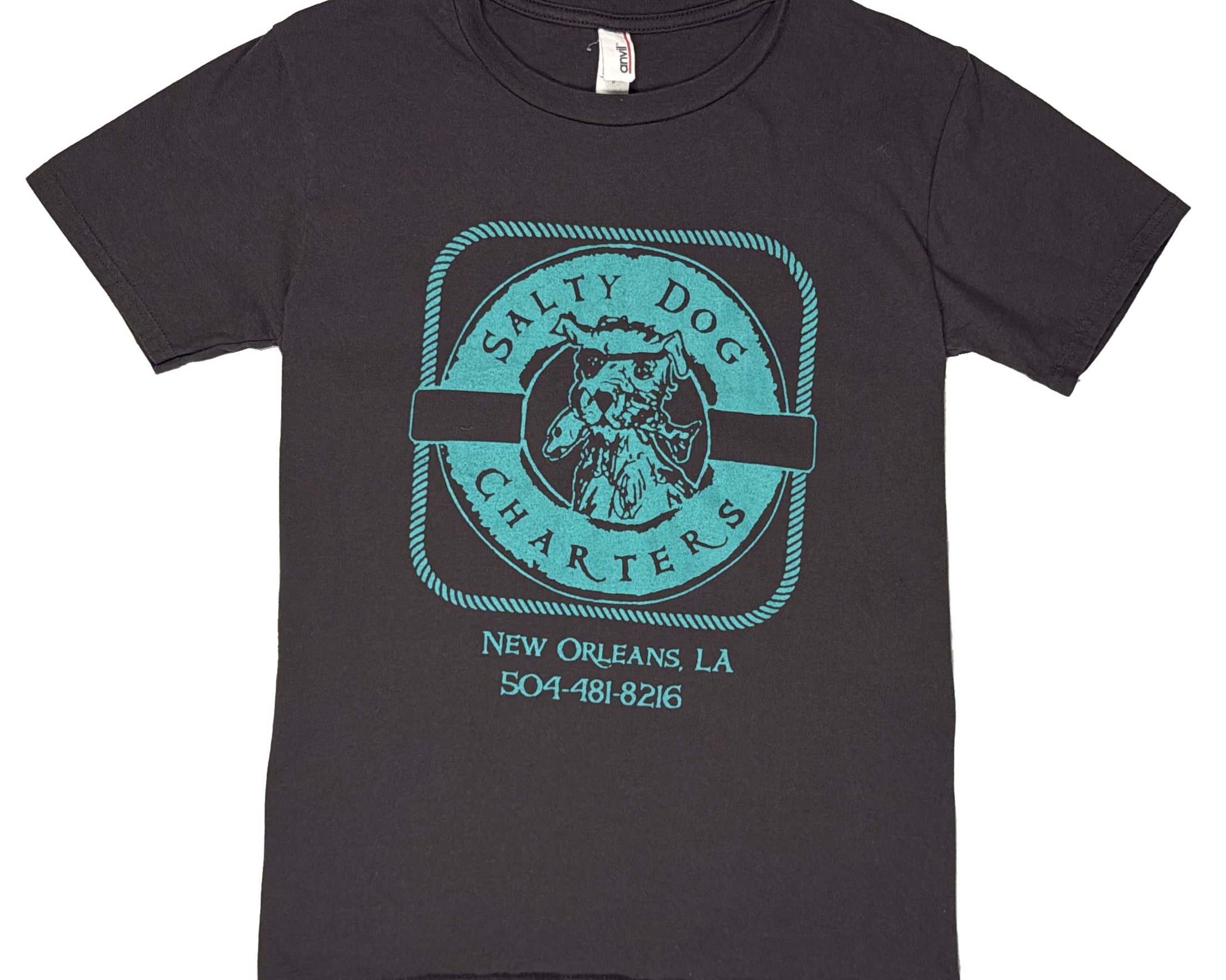 Salty Dog Charters T-Shirt Front