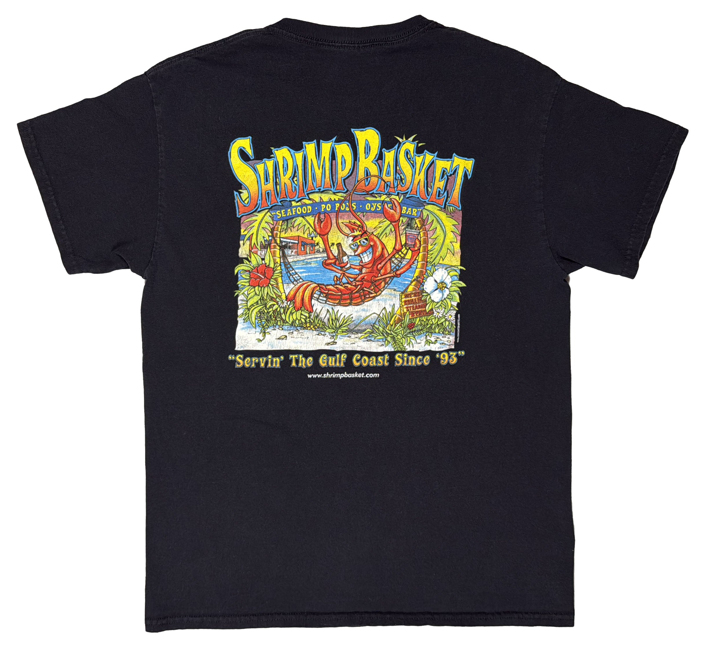 Shrimp Basket T-Shirt Back