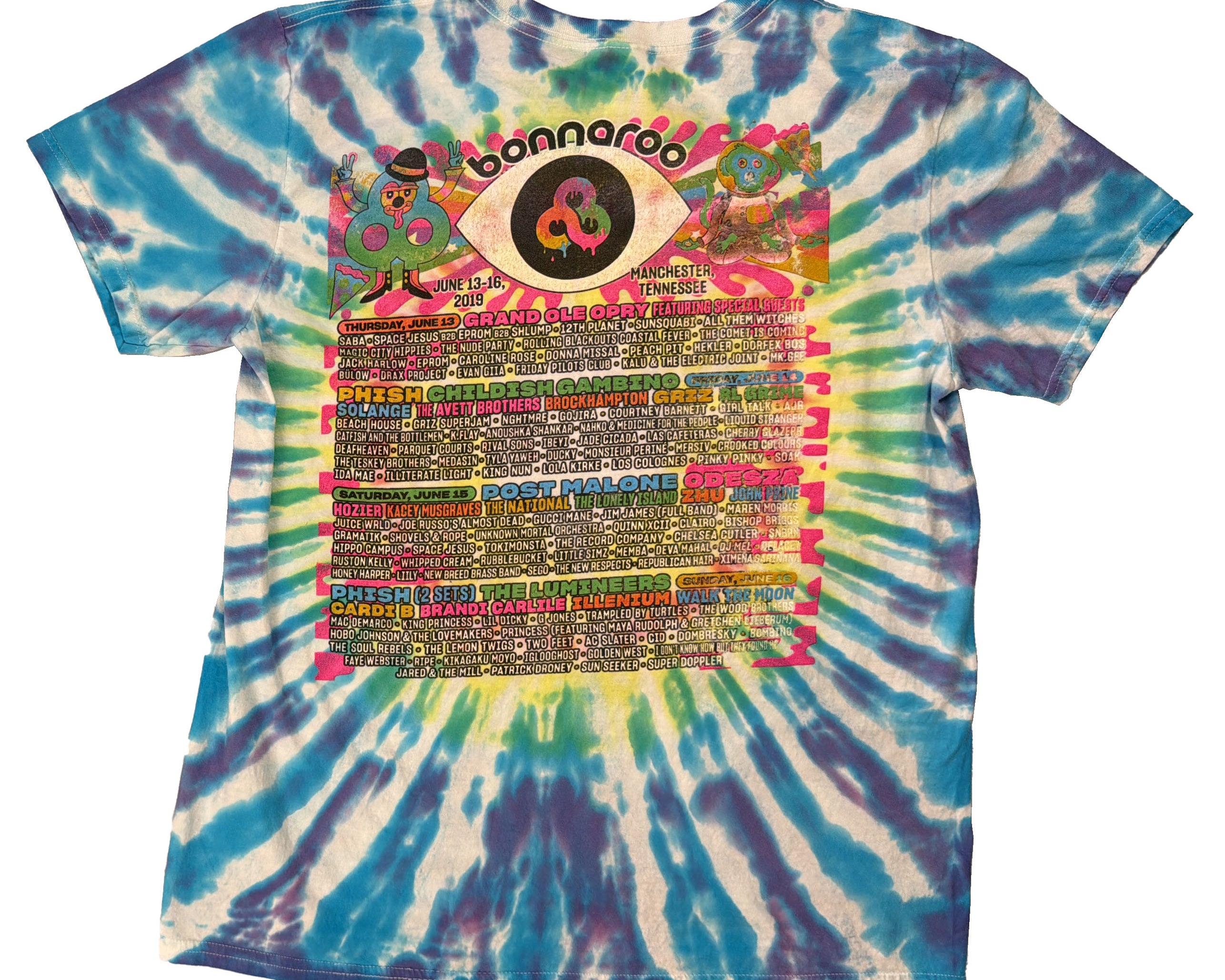 Bonnaro 2019 T-Shirt Back