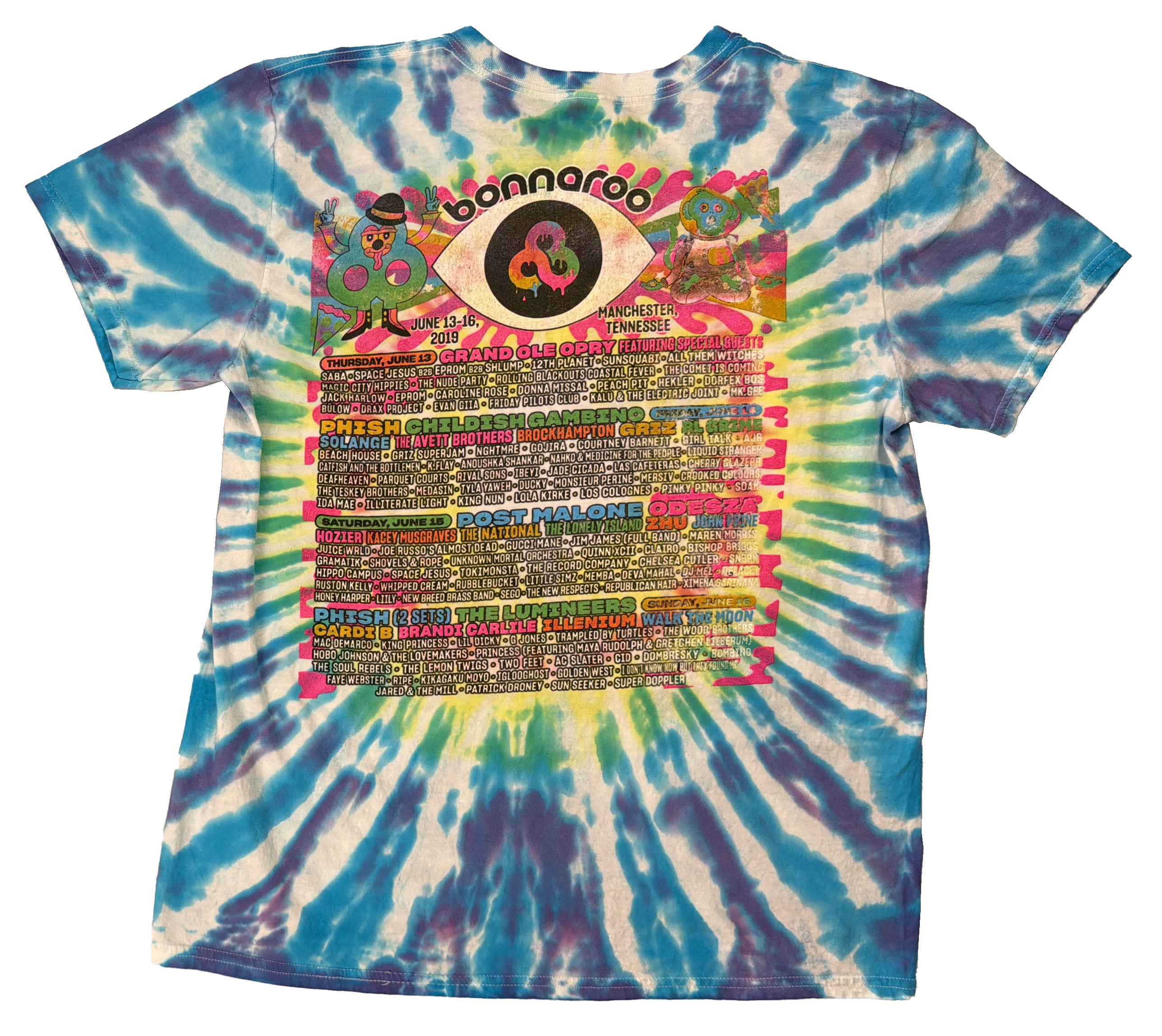 Bonnaro 2019 T-Shirt Back