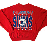 Vintage 1990s Philadelphia Sixers Team Hanes Sweatshirt