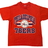 Vintage 1980s Philadelphia 76ers Trench T-Shirt
