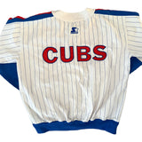 Vintage 1990s Chicago Cubs Pullover Jersey Jacket