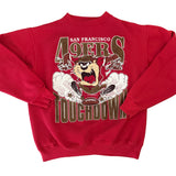 Vintage 1990 San Francisco 49ers Taz Sweatshirt