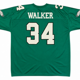 Vintage 1990s Philadelphia Eagles #34 Walker Signed Logo Athletic Jersey