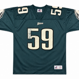 Vintage 1990s Philadelphia Eagles #59 Mamula Logo Athletic Jersey (L)