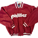 Vintage 1990s Philadelphia Phillies Majestic Cooperstown Collection Jacket (Very Good Condition)