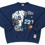 Vintage 1993 Dallas Cowboys Nutmeg Mills Equipment Sweatshirt