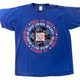 Vintage 1994 World Cup Logo 7 Blue T-Shirt