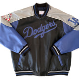 2000s Los Angeles Dodgers Faux Leather Jacket