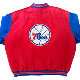 Vintage 2000s Philadelphia 76ers Hardwood Classics G-III & Carl Banks Jacket