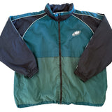 Vintage 1990s/2000s Philadephia Eagles Logo Athletic Windbreaker Jacket