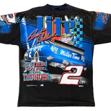 Vintage 1998 Rusty Wallace Miller Lite Chase Authentics T-Shirt