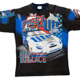 Vintage 1998 Rusty Wallace Miller Lite Chase Authentics T-Shirt