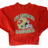 Vintage 1990s San Francisco 49ers Trench Sweatshirt