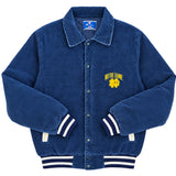 Vintage 1980s Notre Dame Champion Corduroy Bomber Jacket
