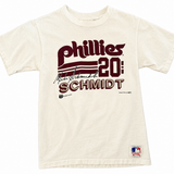 Vintage 1989 Philadelphia Phillies Mike Schmidt Nutmeg Mills T-Shirt