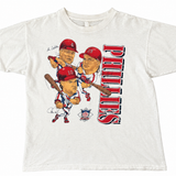 Vintage 1990s Philadelphia Phillies Caricature T-Shirt