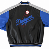 Vintage 2000s Los Angeles Dodgers Faux Leather Jacket