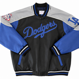 Vintage 2000s Los Angeles Dodgers Faux Leather Jacket