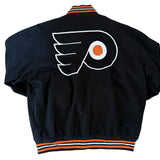 Vintage 1990s/2000s Philadelphia Flyers NHL JH Design Reversible Jacket