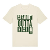 Straight Outta Hoxton T-Shirt Natural Raw/Moss